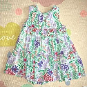 Tucker + Tate Floral Ruffle Dress 18mo